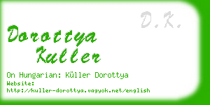 dorottya kuller business card